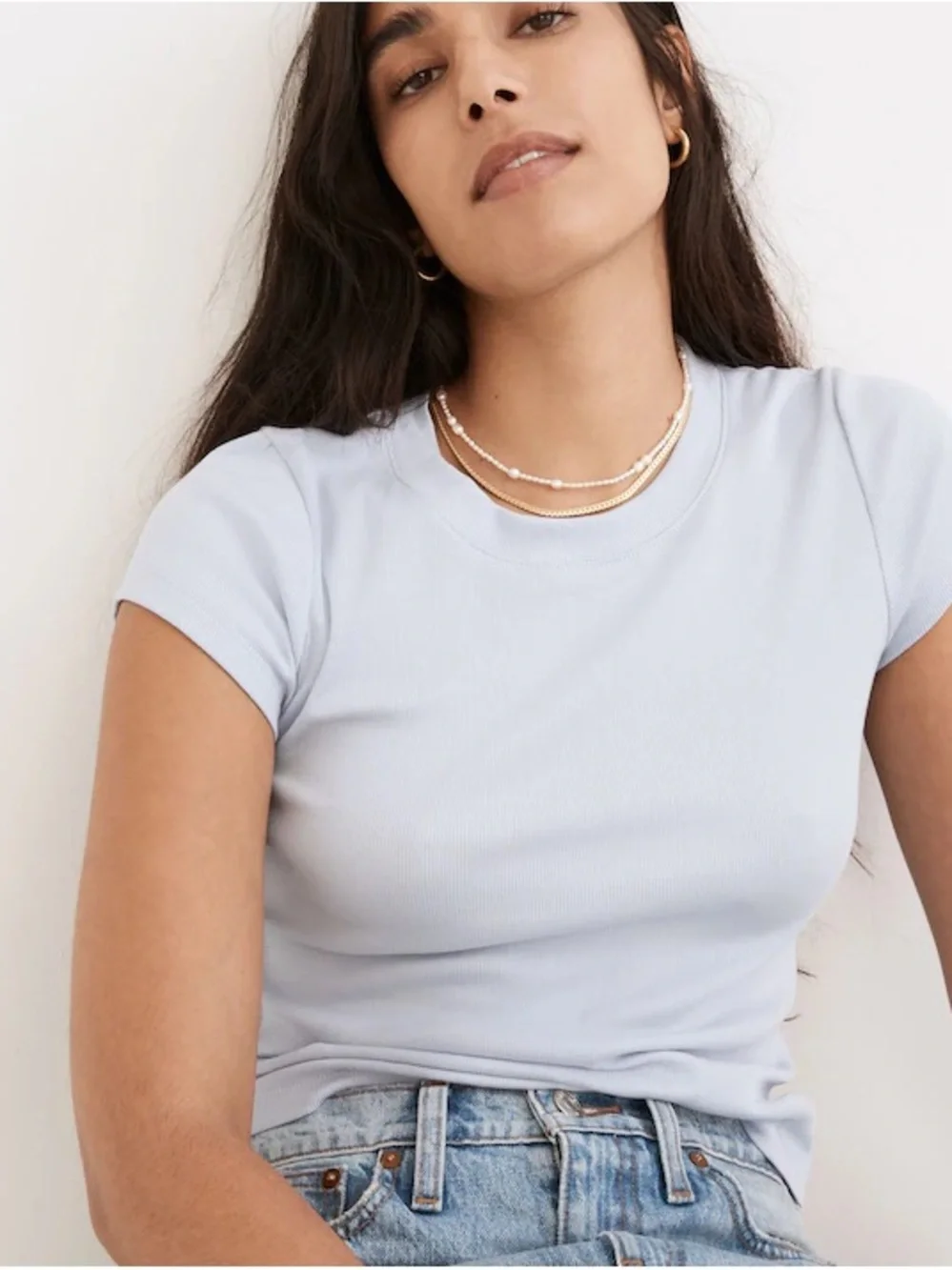 Madewell mixed pearl choker necklace - Picture 3 of 3